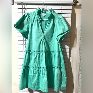 Crown & Ivy Vibrant Green Dress